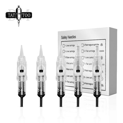 Disposable Eyebrow Tattoo Needles 1R 3R 5R 5F 7F Sterilized Microblading Permanent Makeup Cartridge Needles-YOUR BEAUTY N MORE STORE
